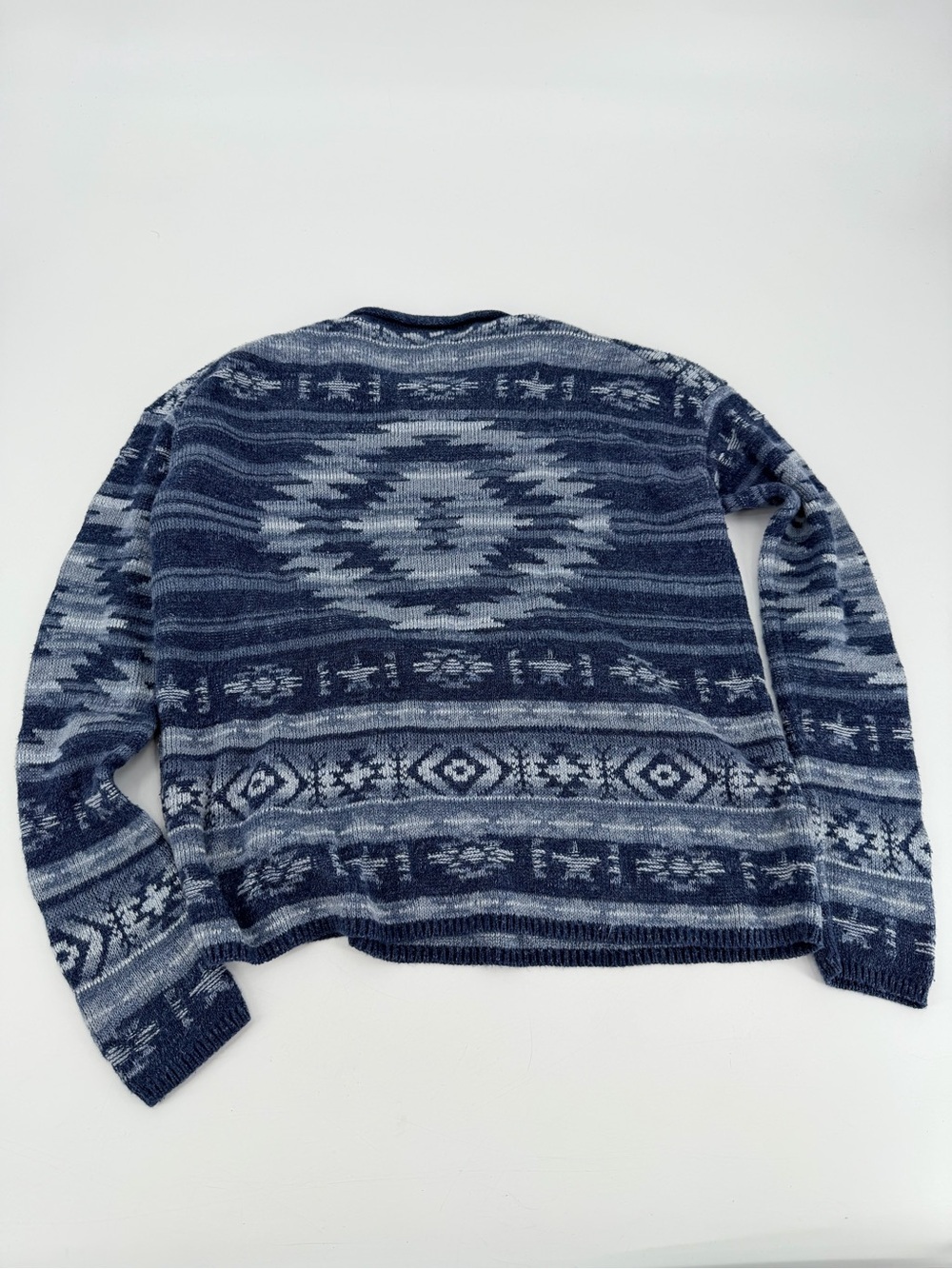 Polo Ralph Lauren Blue Southwest Sweater Women’s Small - Picture 5 of 5